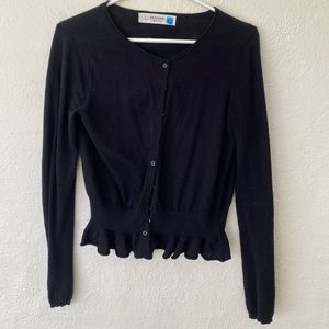 Anthropologie Sparrow Lightweight Peplum Cardigan